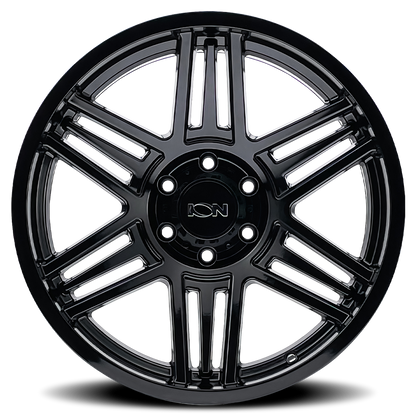 ION ALLOY ION 147 GLOSS BLACK 17X9 6-135 0MM 87MM