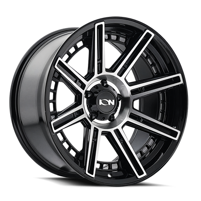 ION ALLOY ION 149 GLOSS BLACK MACHINED 20X9 6-139.7 -12MM 106.1MM