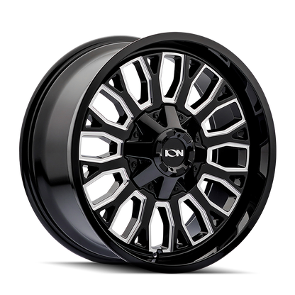 ION ALLOY ION 152 GLOSS BLACK MILLED 20X9 5-127/5-139.7 0MM 87.1MM