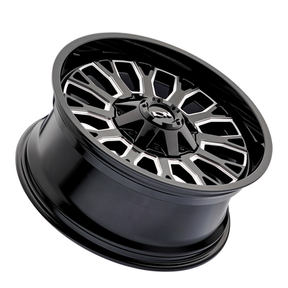 ION ALLOY ION 152 GLOSS BLACK MILLED 20X9 8-180 0MM 124.1MM