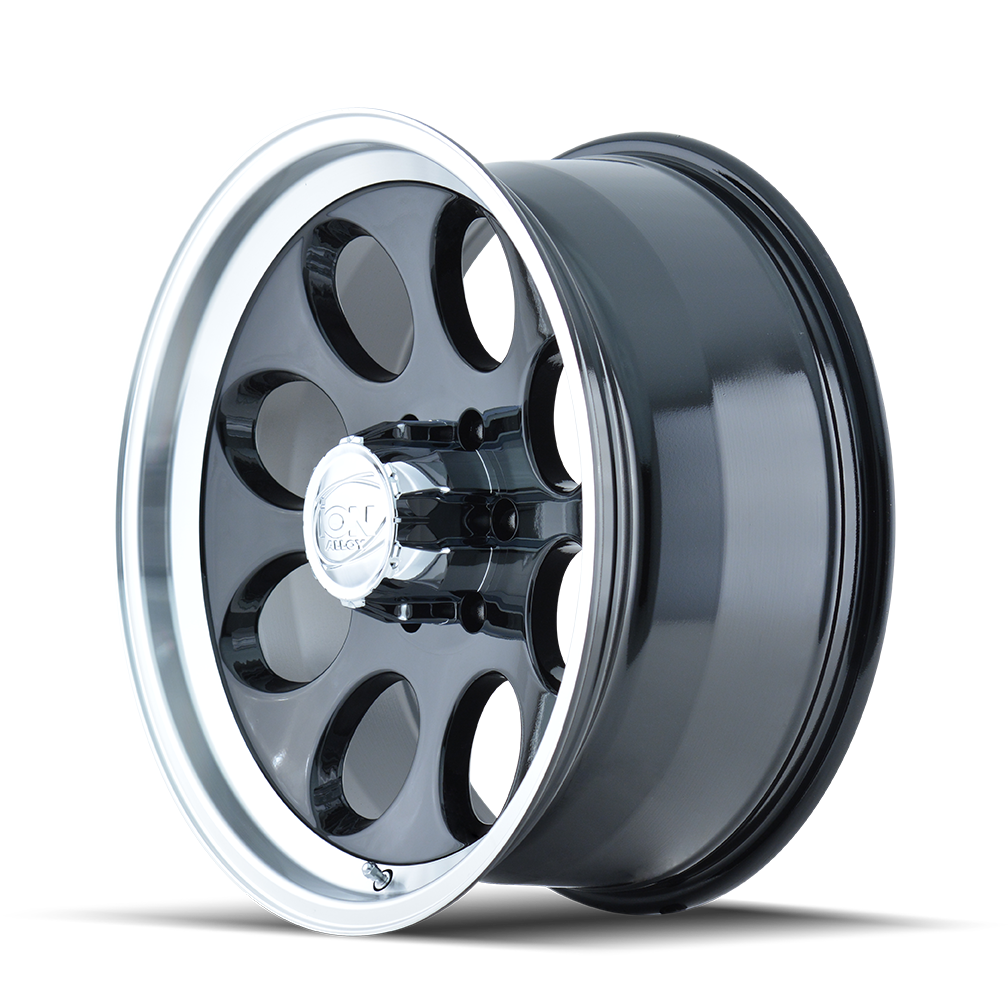 ION ALLOY ION 171 GLOSS BLACK MACHINED 16X8 6-139.7 -5MM 106MM