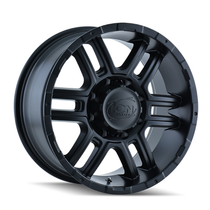 ION ALLOY ION 179 MATTE BLACK 16X8 6-139.7 10MM 106MM