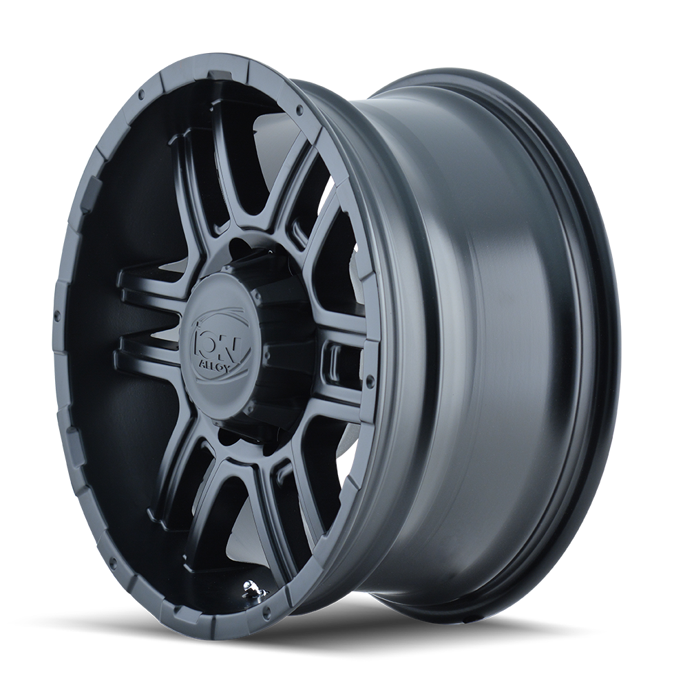ION ALLOY ION 179 MATTE BLACK 16X8 5-127 10MM 83.82MM