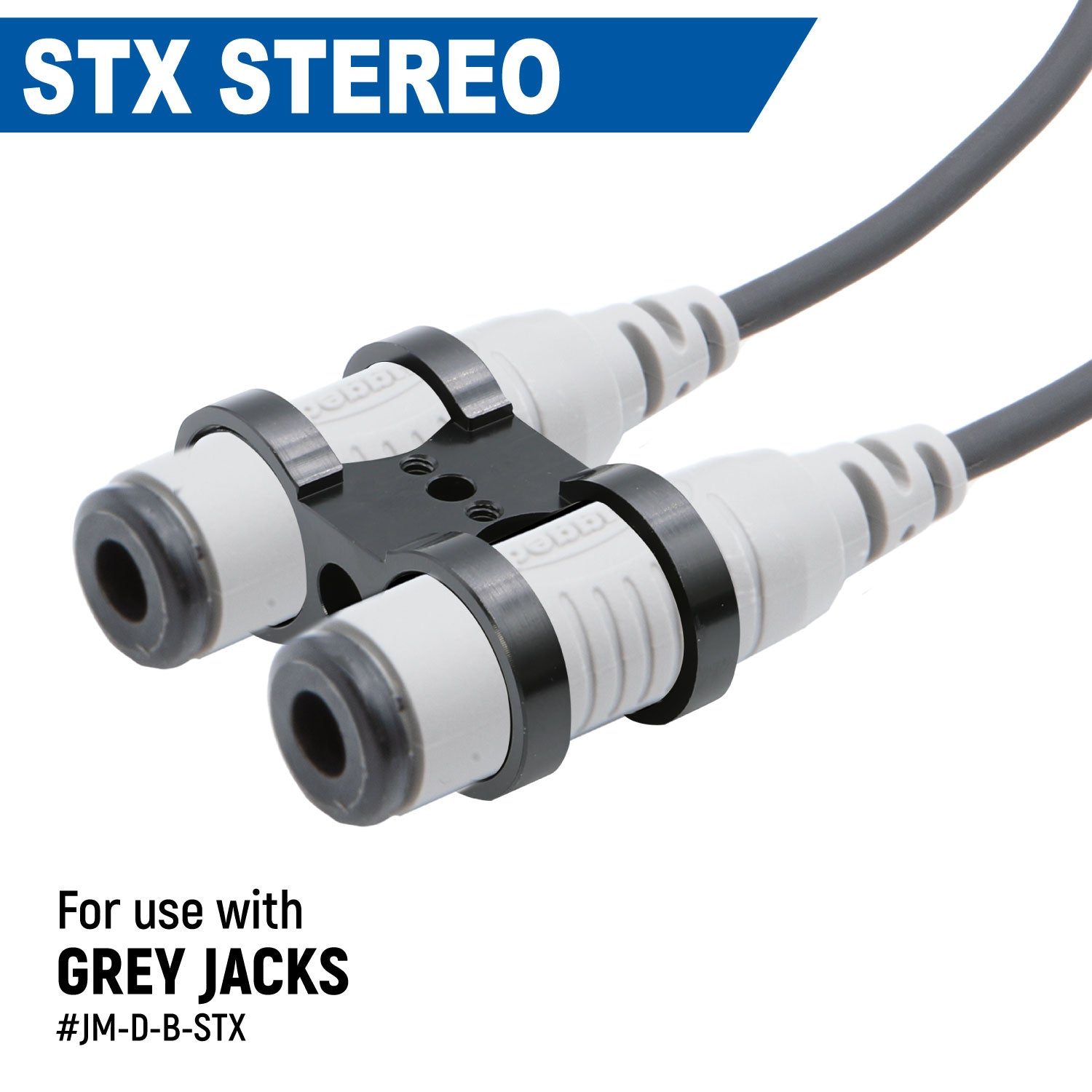 Dual Headset or Helmet Jack - Bar Mount