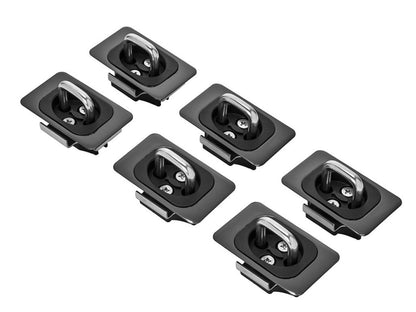 Gunmetal Flush Fit Retractable Tie-Down Anchors | 1995+ Dodge RAM with Dually Bed | - SpeedStrap