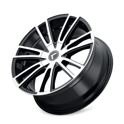 KRAZE KRAZE SPECTRA 183 GLOSS BLACK MACHINED 20X8.5 5-108/5-114.3 38MM 72.62MM