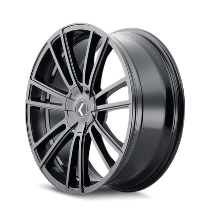 KRAZE KRAZE SPECTRA 183 GLOSS BLACK 20X8.5 5-108/5-114.3 38MM 72.62MM