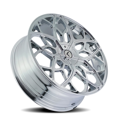 KRAZE KRAZE RICOCHET KR184 CHROME 22X8.5 5-115/5-120 38MM 74.1MM