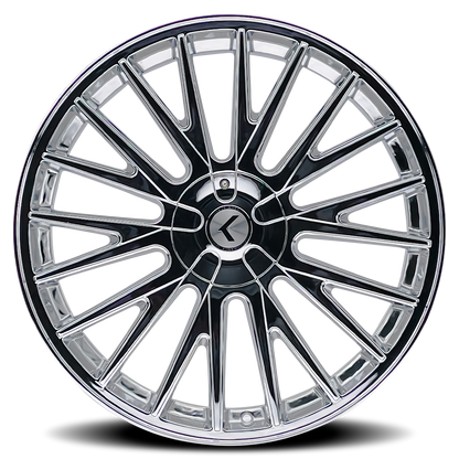 KRAZE KRAZE DOUBLE DOWN KR185 CHROME 20X8.5 5-112/5-120 38MM 73MM