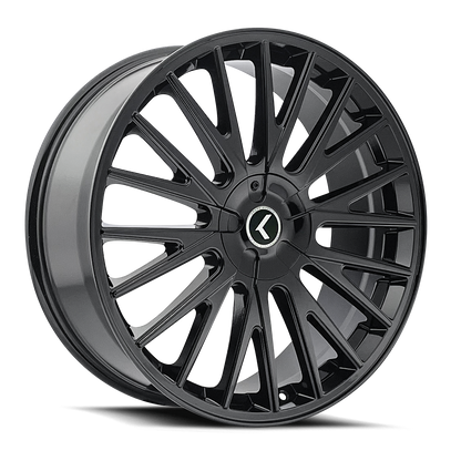 KRAZE KRAZE DOUBLE DOWN KR185 GLOSS BLACK 22X8.5 5-100/5-114.3 38MM 73MM