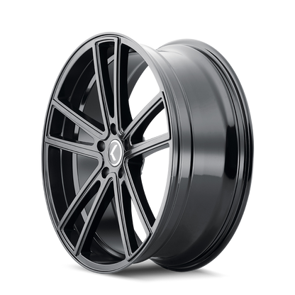 KRAZE KRAZE LUSSO KR190 GLOSS BLACK 22X8.5 5-120 38MM 74.1MM
