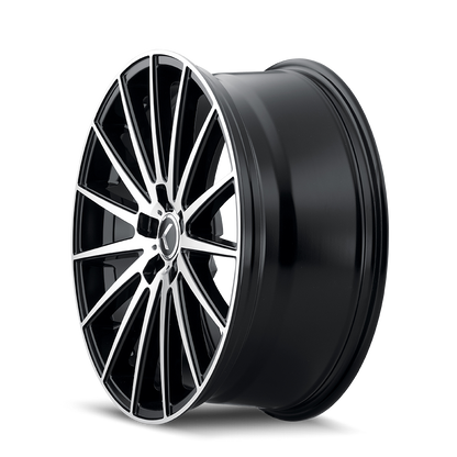 KRAZE KRAZE STUNNA KR191 BLACK/MACHINED FACE 18X8 5-120 40MM 74.1MM