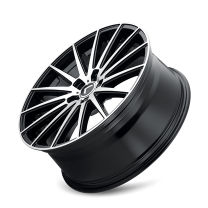 KRAZE KRAZE STUNNA KR191 BLACK/MACHINED FACE 18X8 5-120 40MM 74.1MM