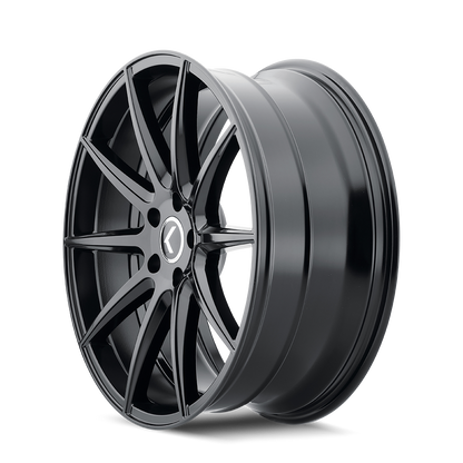 KRAZE KRAZE COSMOS KR194 GLOSS BLACK 20X8.5 5-112 38MM 66.56MM