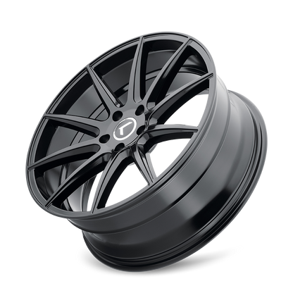 KRAZE KRAZE COSMOS KR194 GLOSS BLACK 18X8 5-112 40MM 66.56MM