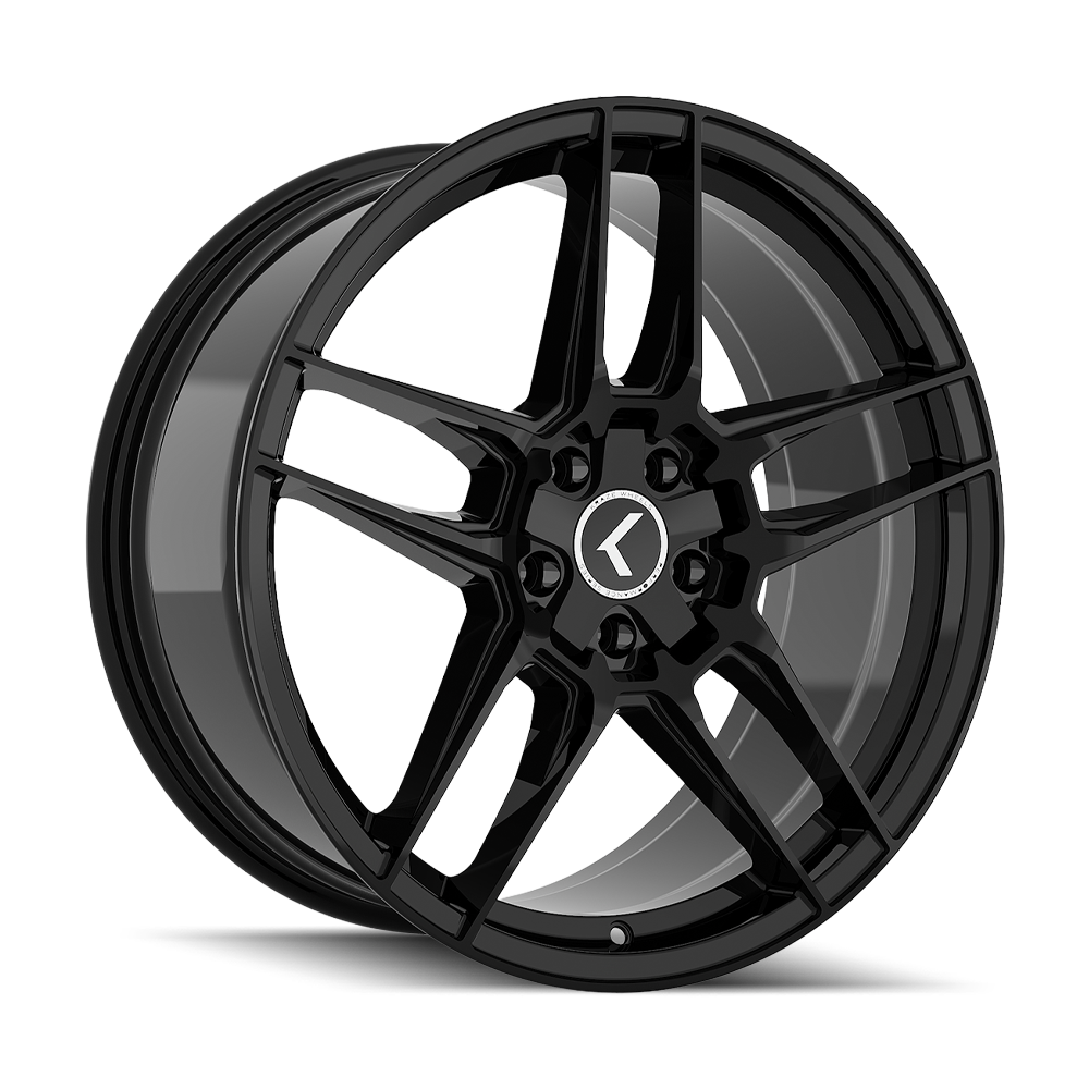 KRAZE KRAZE CONVERGE KR197 GLOSS BLACK 19X8.5 5-108/5-114.3 35MM 72.6MM