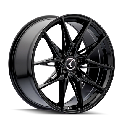 KRAZE KRAZE EVOLVE KR196 GLOSS BLACK 18X8.5 5-112 30MM 66.56MM