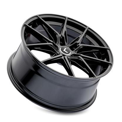 KRAZE KRAZE EVOLVE KR196 GLOSS BLACK 20X9 5-108 35MM 63.5MM