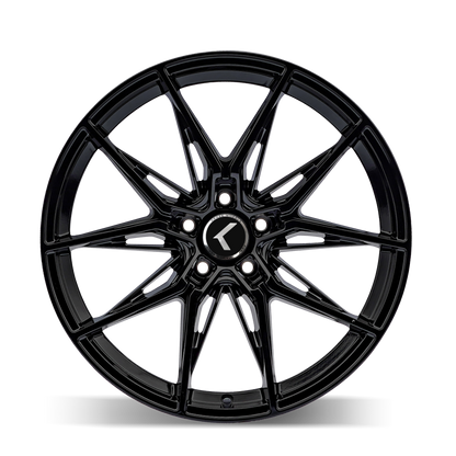 KRAZE KRAZE EVOLVE KR196 GLOSS BLACK 20X9 5-112 35MM 66.56MM WITH BALL SEAT