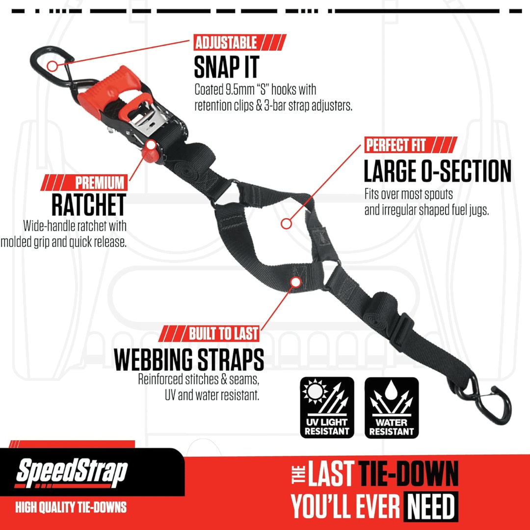 Fuel Jug Tie-Down - SpeedStrap