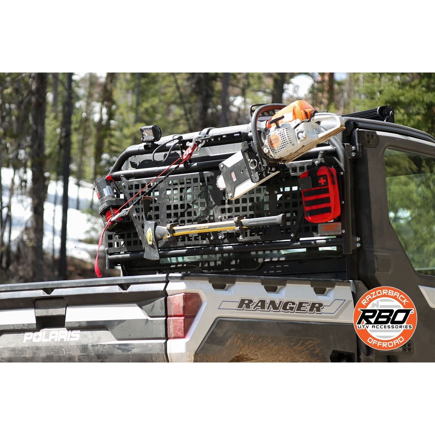 Polaris Ranger XP 1000 SidePuller Winch Rack