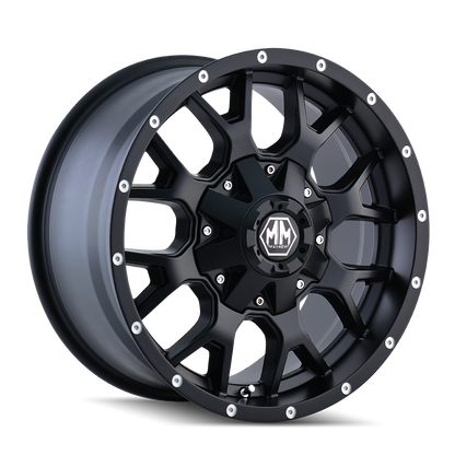 MAYHEM MAYHEM WARRIOR 8015 MATTE BLACK 20X9 8-180 18MM 124.1MM