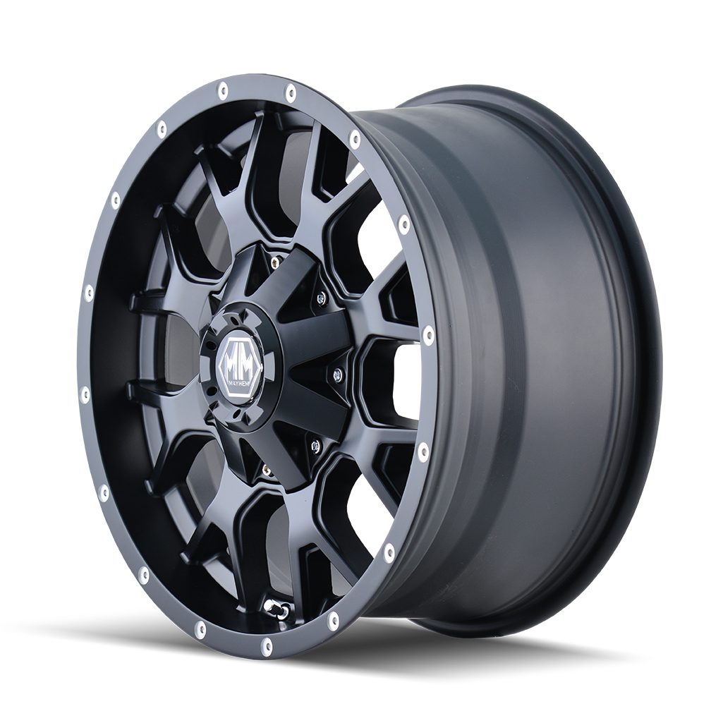 MAYHEM MAYHEM WARRIOR 8015 MATTE BLACK 20X9 8-170 0MM 125.2MM