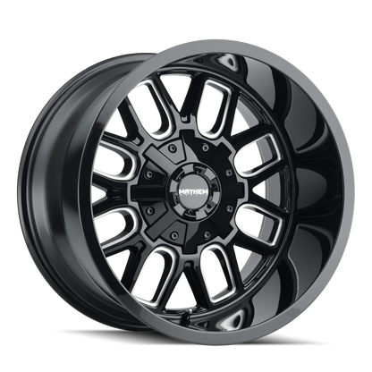 MAYHEM MAYHEM COGENT 8107 GLOSS BLACK MILLED 20X9 8-170 0MM 125.2MM