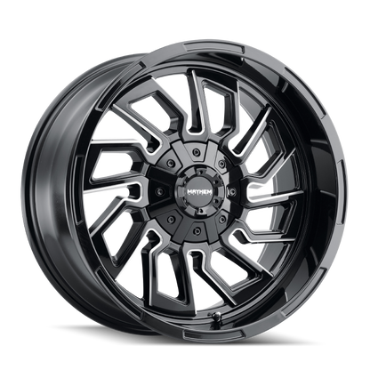 MAYHEM MAYHEM FLYWHEEL 8111 GLOSS BLACK MILLED 20X9 5-127/5-139.7 0MM 87.1MM