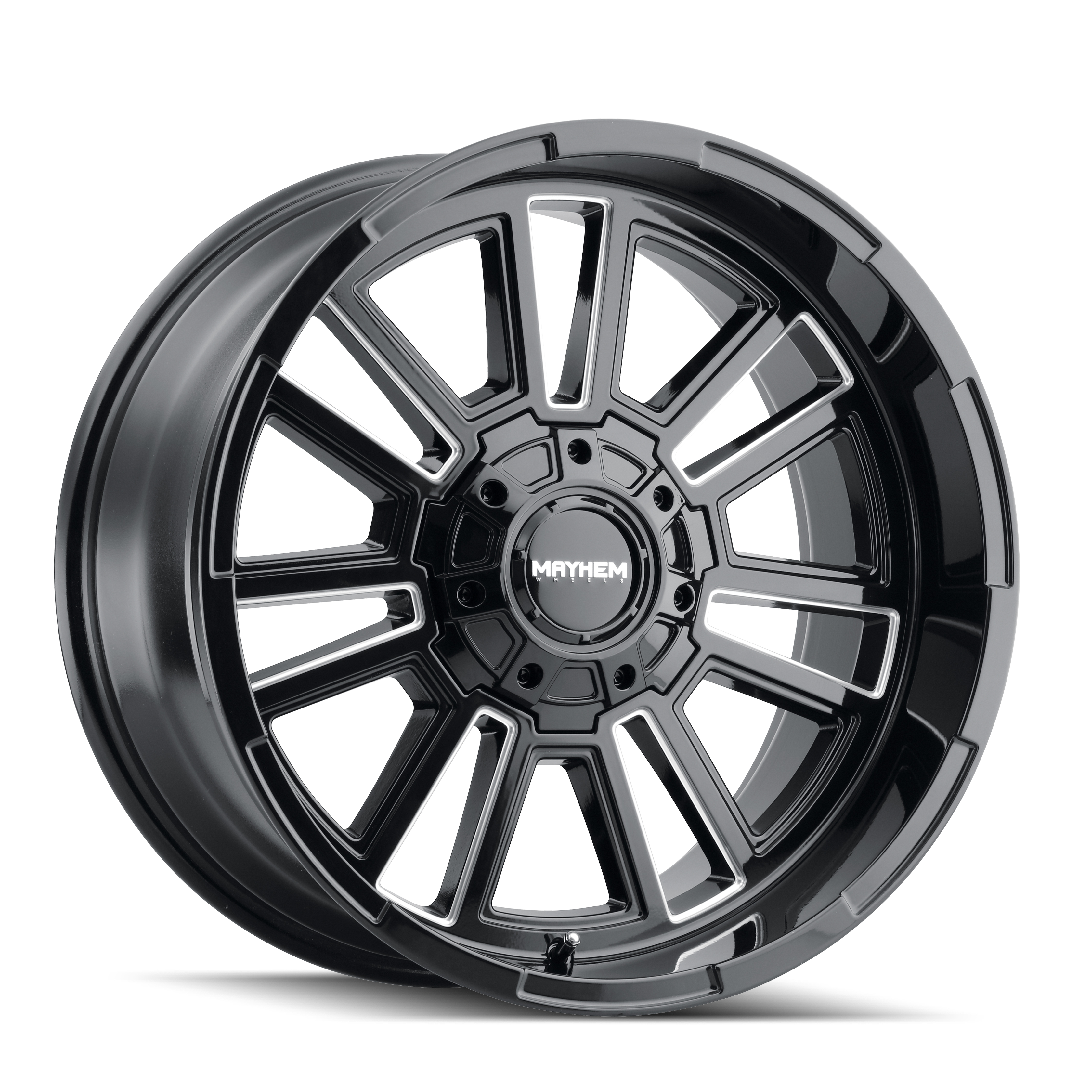 MAYHEM MAYHEM APOLLO 8115 GLOSS BLACK MILLED 20-10 8-170 -19MM 125.2MM