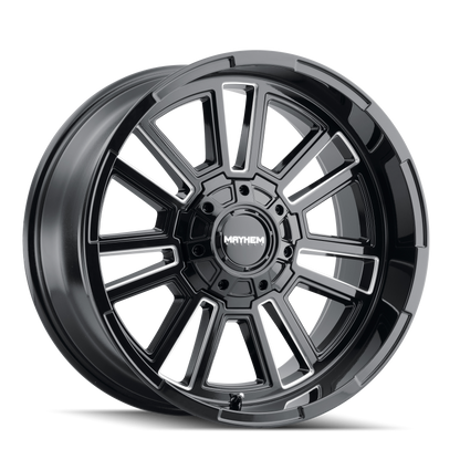 MAYHEM MAYHEM APOLLO 8115 GLOSS BLACK MILLED 20X9 6-135/6-139.7 0MM 106MM