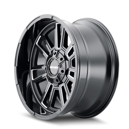 MAYHEM MAYHEM APOLLO 8115 GLOSS BLACK MILLED 20-9 8-170 0MM 125.2MM