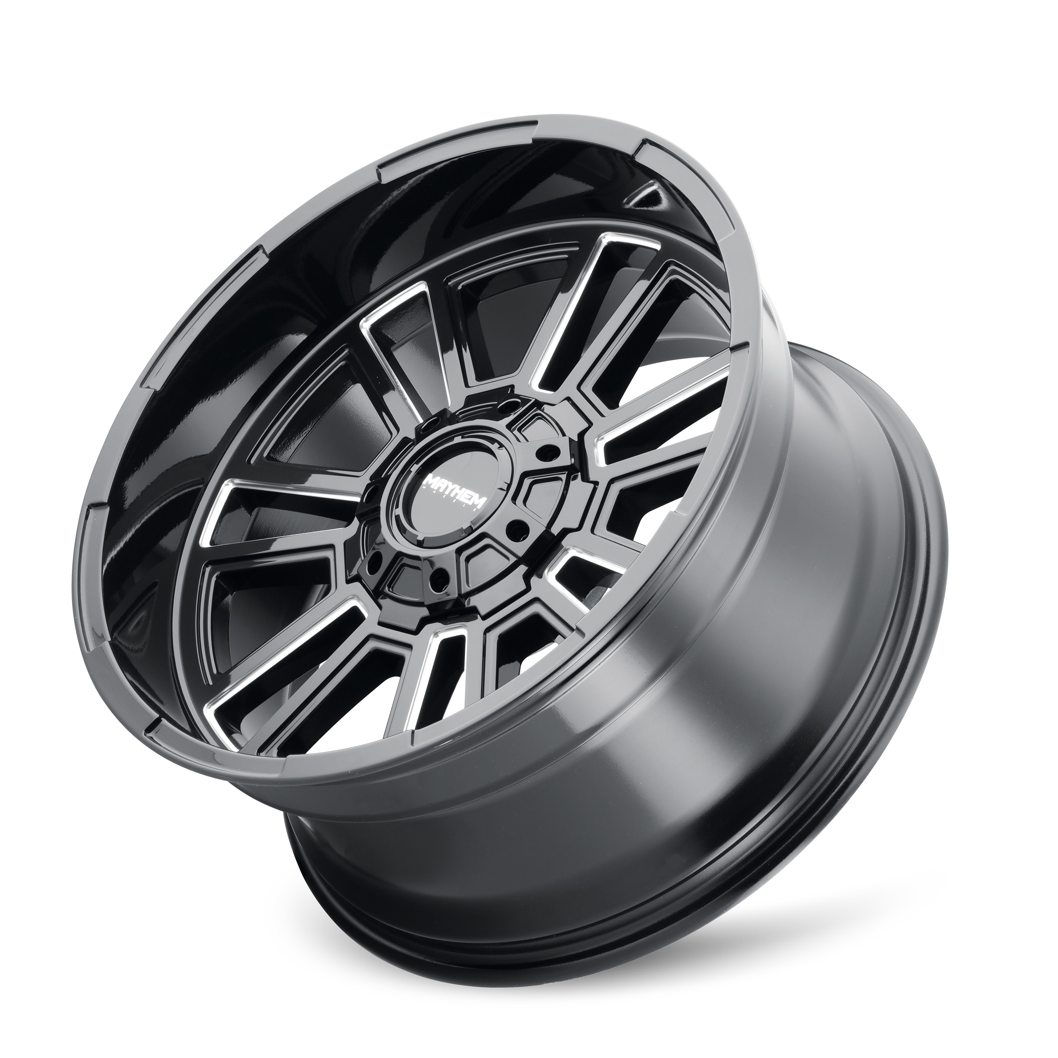 MAYHEM MAYHEM APOLLO 8115 GLOSS BLACK MILLED 20-10 8-170 -19MM 125.2MM