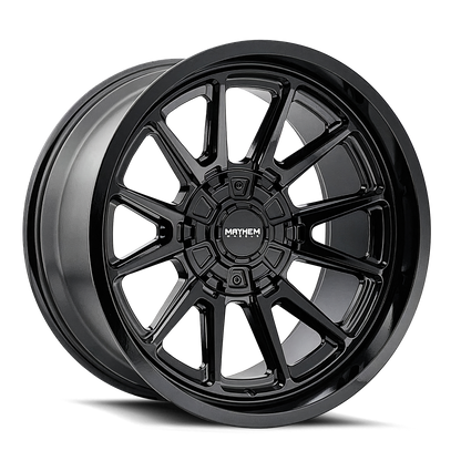 MAYHEM MAYHEM INTREPID 8116 GLOSS BLACK 20X10 8-180 -24MM 124.1MM