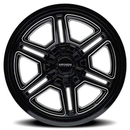 MAYHEM MAYHEM HERMOSA 8117 BLACK MILLED 20X10 8-170 -25MM 125.2MM