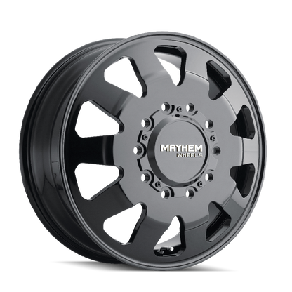 MAYHEM MAYHEM CHALLENGER 8181 FORGED GLOSS BLACK 22X8.25 10-225 169MM 170.1MM