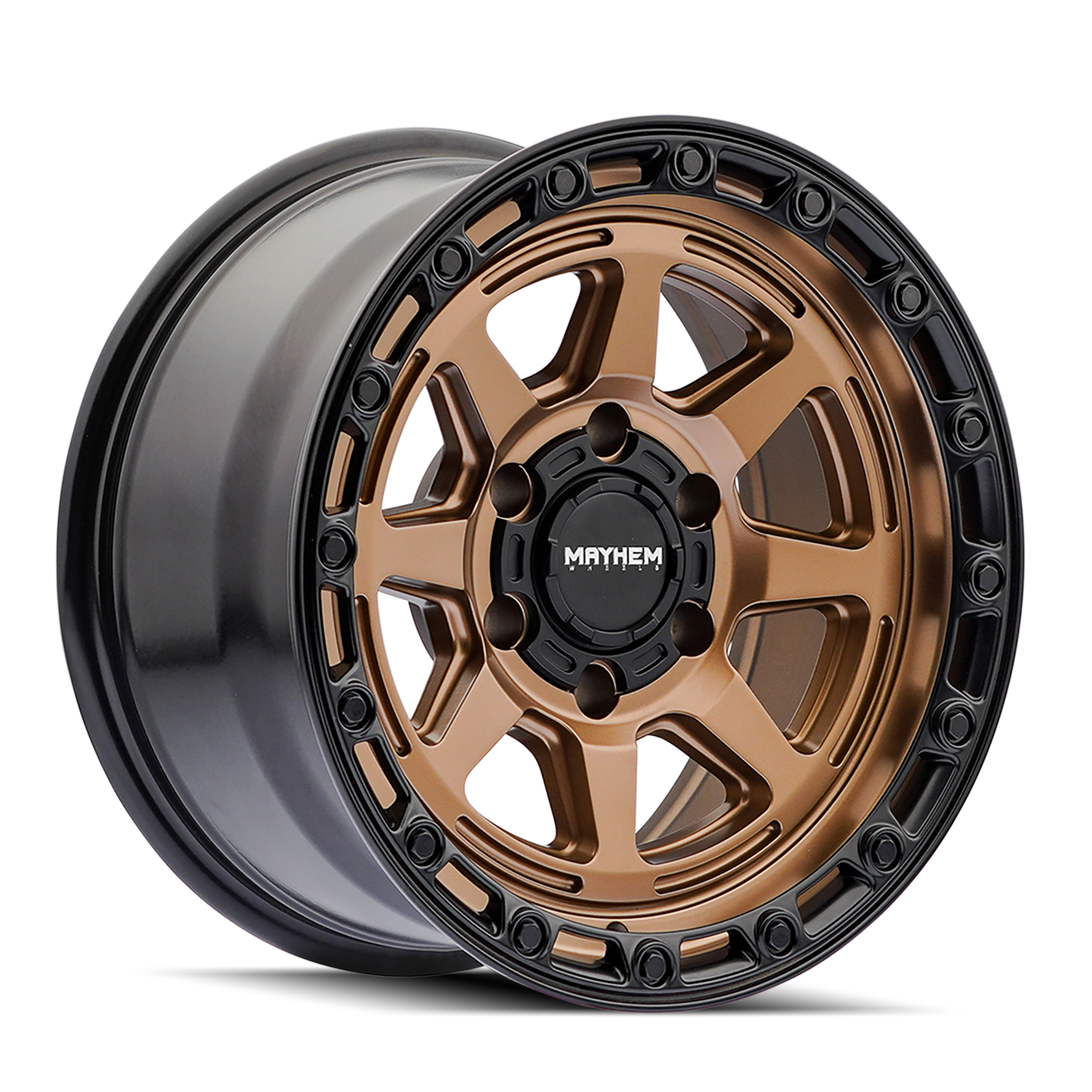MAYHEM MAYHEM RIDGELINE 8306 SATIN BRONZE 17X8.5 6-135 -6MM 87.1MM