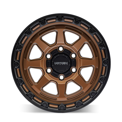 MAYHEM MAYHEM RIDGELINE 8306 SATIN BRONZE/BLACK LIP 18X9 6-139.7 20MM 106MM