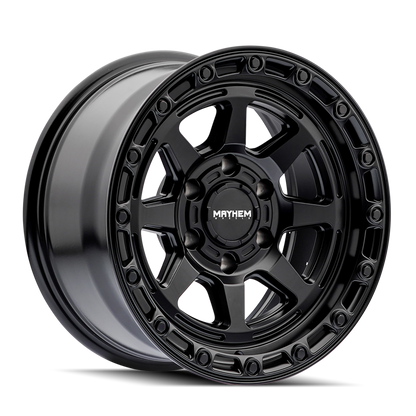 MAYHEM MAYHEM RIDGELINE 8306 SATIN BLACK 17X8.5 6-135 -6MM 87.1MM