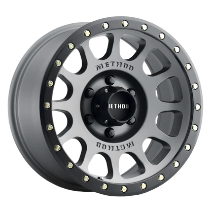 Method Race Wheels 305 | NV | TITANIUM - MATTE BLACK LIP