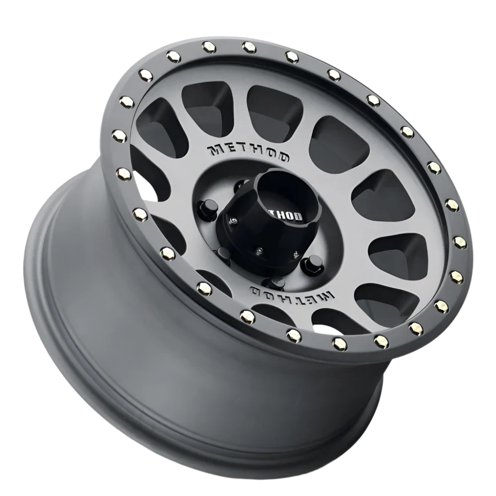 Method Race Wheels 305 | NV | TITANIUM - MATTE BLACK LIP