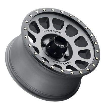 Method Race Wheels 305 | NV | TITANIUM - MATTE BLACK LIP