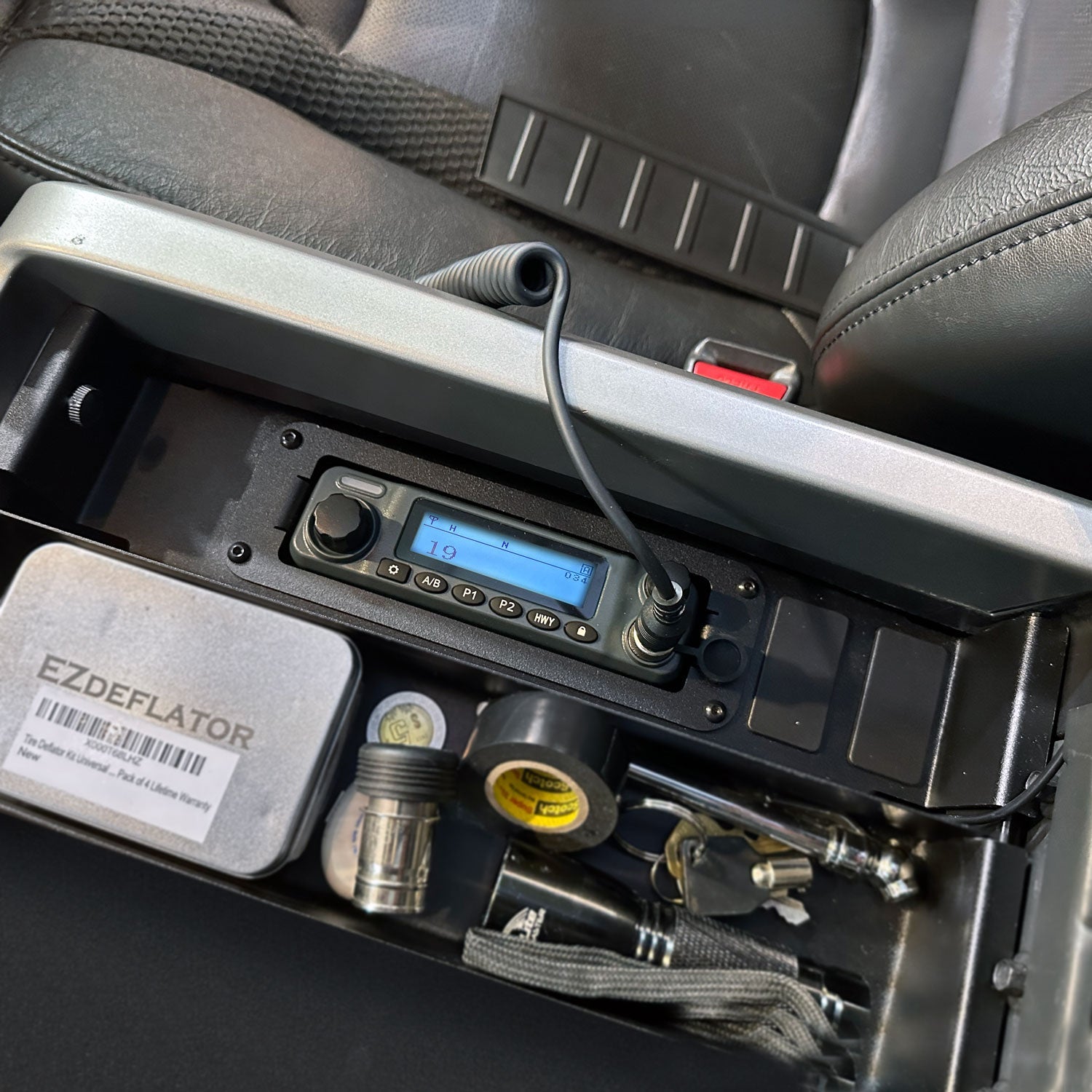 Center Console Radio Mount for Ford Chevy GMC and Ram TRX Trucks