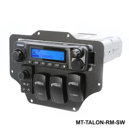 Honda Talon Mount for Radio Intercom and Switches