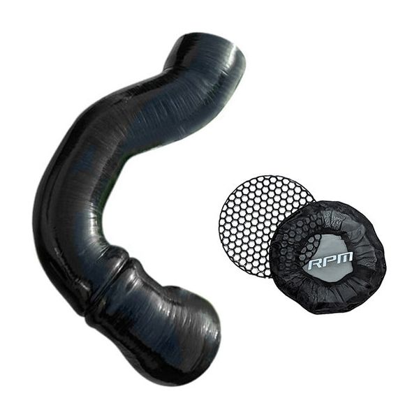 Can Am Maverick R Big Fatty Intake Tube with Debris Cage & Pre Filter