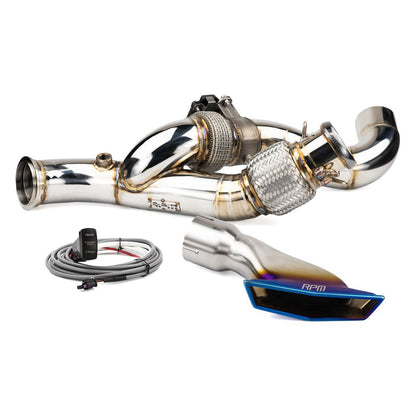 Can Am Maverick R 3" E-Valve Mid Pipe