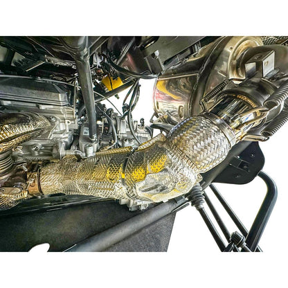 Can Am Maverick R Turbo 3" Big Mouth Mid Pipe