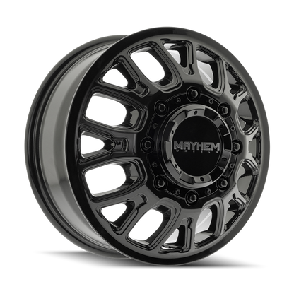 MAYHEM MAYHEM COGENT DUALLY (8107D) GLOSS BLACK 17X6.5 8-165.1 125MM 121.3MM