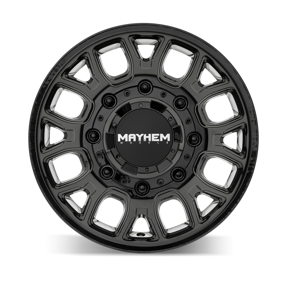 MAYHEM MAYHEM COGENT DUALLY (8107D) GLOSS BLACK 17X6.5 8-210 125MM 154.2MM