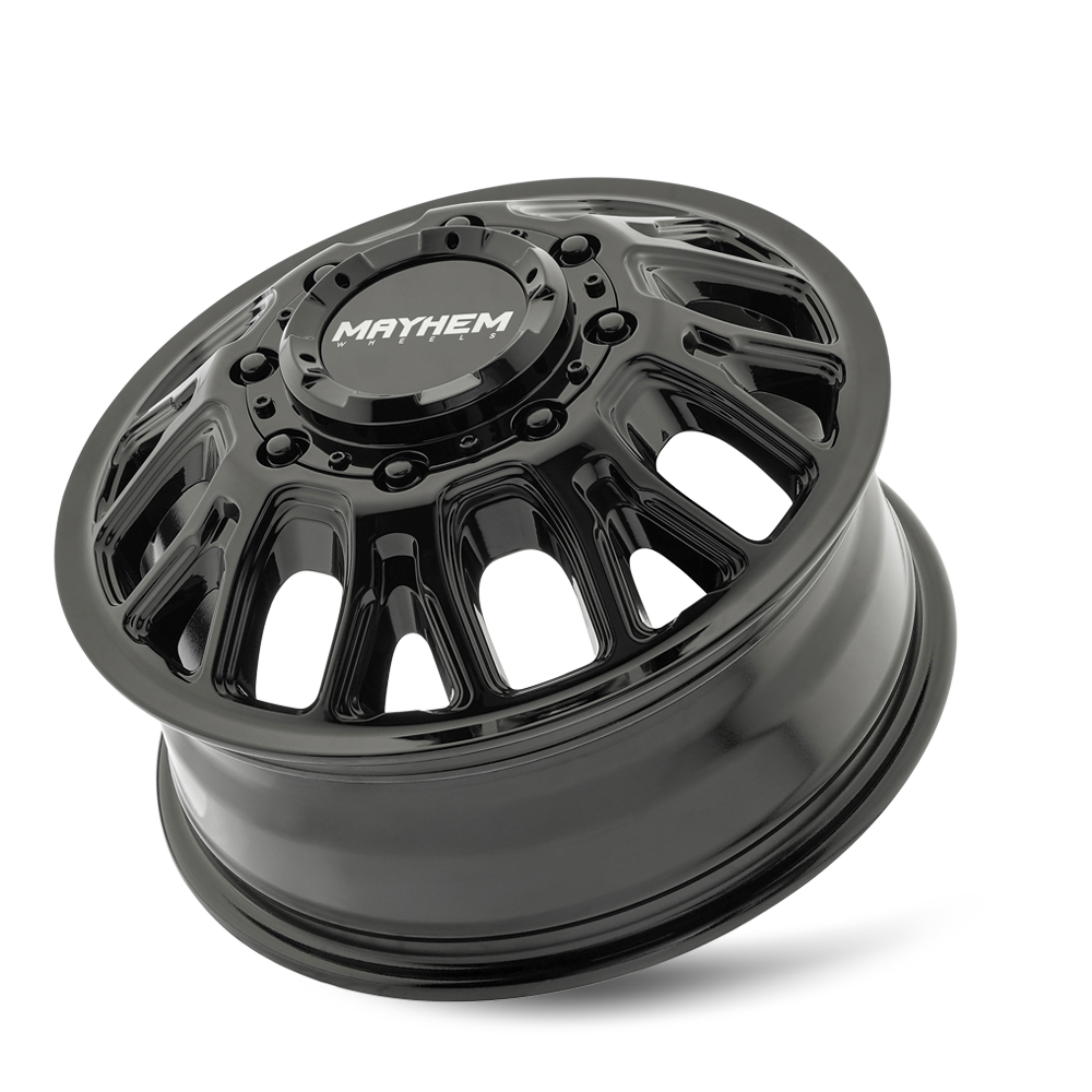 MAYHEM MAYHEM COGENT DUALLY (8107D) GLOSS BLACK 17X6.5 8-200 125MM 142MM